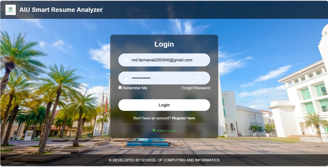 Smart Resume Analyzer Preview